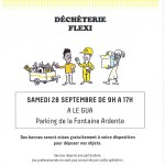 affiche déchéterie mobile